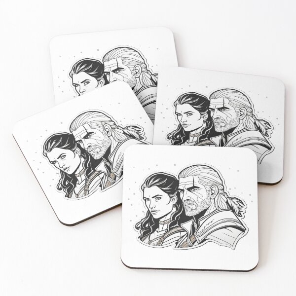 Item preview, Witcher Saga FanArt: Geralt and Yennefer designed and sold by mrGrayMan.