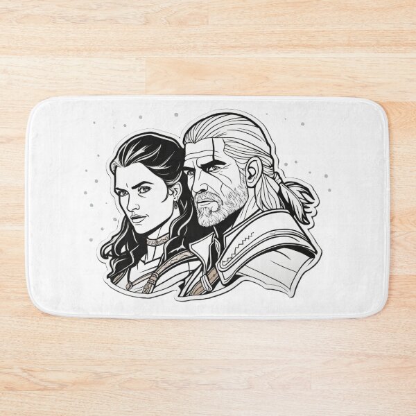 Item preview, Witcher Saga FanArt: Geralt and Yennefer designed and sold by mrGrayMan.
