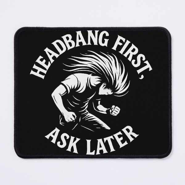 Item preview, Headbanger Headbang primero, pregunta después designed and sold by Krossgor.