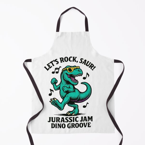 Item preview, Let’s Rock, Saur! designed and sold by Diesel Drinking Dinosaurs.