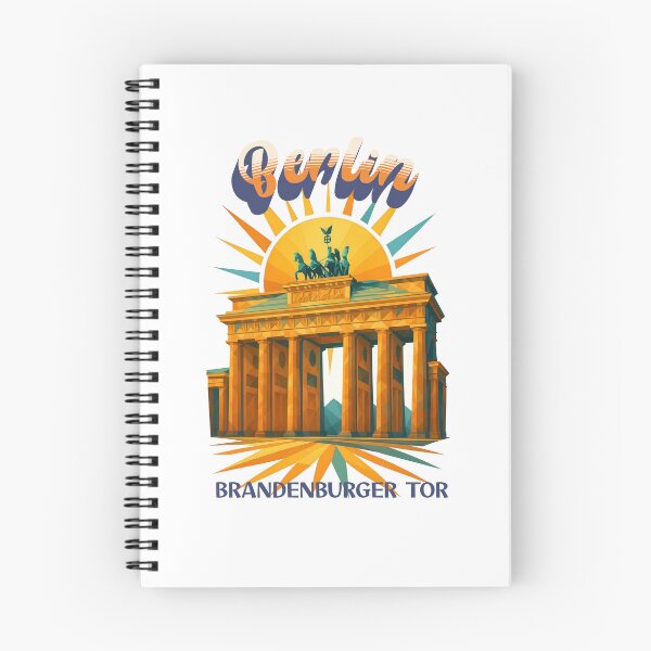 Item preview, Berlin - BRANDENBURG GATE - Urban Retro Dreams designed and sold by Earth Celebration Designs.