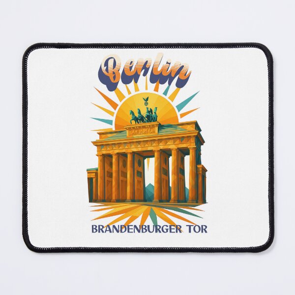 Item preview, Berlin - BRANDENBURG GATE - Urban Retro Dreams designed and sold by Earth Celebration Designs.