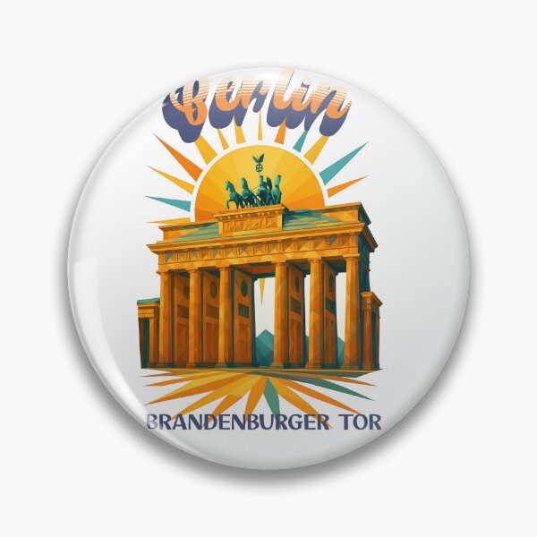 Item preview, Berlin - BRANDENBURG GATE - Urban Retro Dreams designed and sold by Earth Celebration Designs.