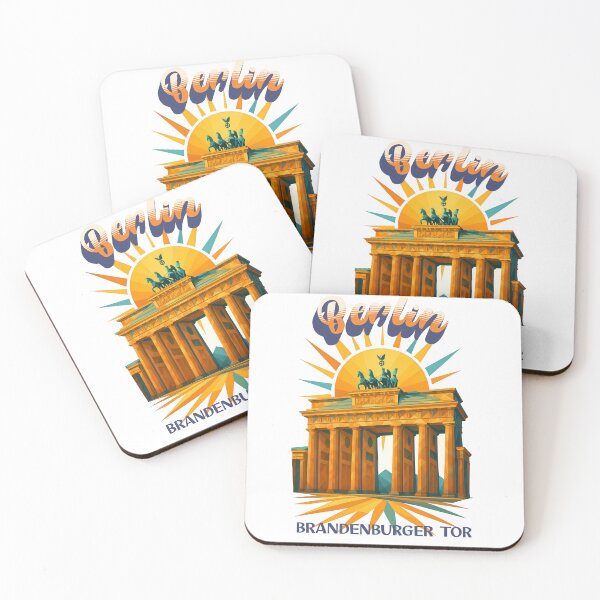 Item preview, Berlin - BRANDENBURG GATE - Urban Retro Dreams designed and sold by Earth Celebration Designs.