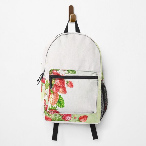 Item preview, Strawberry Pattern Watercolor Illustration designed and sold by FurEverLove.