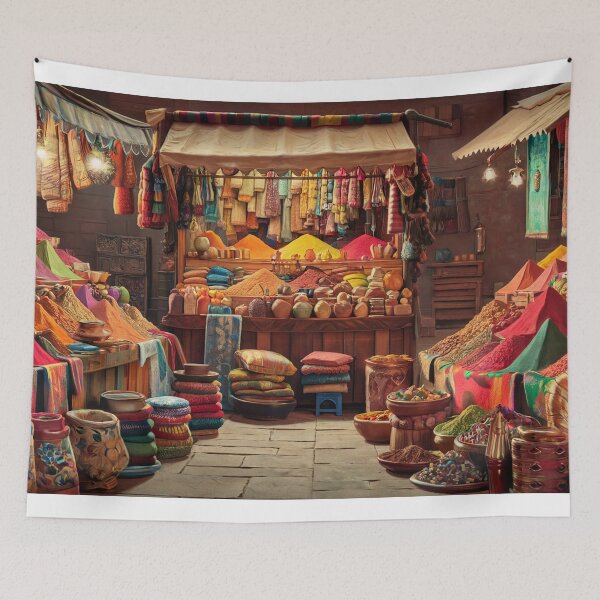 Item preview, Vibrant Bazaar designed and sold by jazzyfunky.
