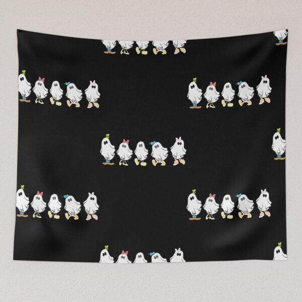 Item preview, Five Playful Ghosts | Cute Spooky Squad Design designed and sold by ChristelCondie1.