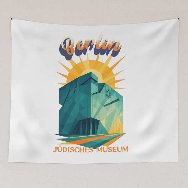 Item preview, Berlin - JEWISH MUSEUM - Urban Retro Dreams designed and sold by Earth Celebration Designs.