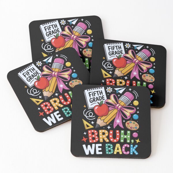 Item preview, Bruh We Back Fifth Grade Funny Back to School Design designed and sold by ArtByKatti.