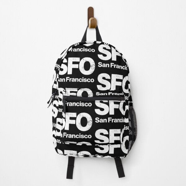 Item preview, SFO San Francisco Airport Code Tag (Distressed Graphic) designed and sold by TurbineDesign.