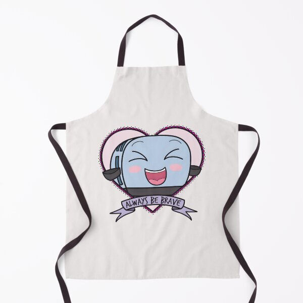 Item preview, Always Be Brave Toaster - Cute Kawaii Heart Smiling Appliance designed and sold by ChristelCondie1.