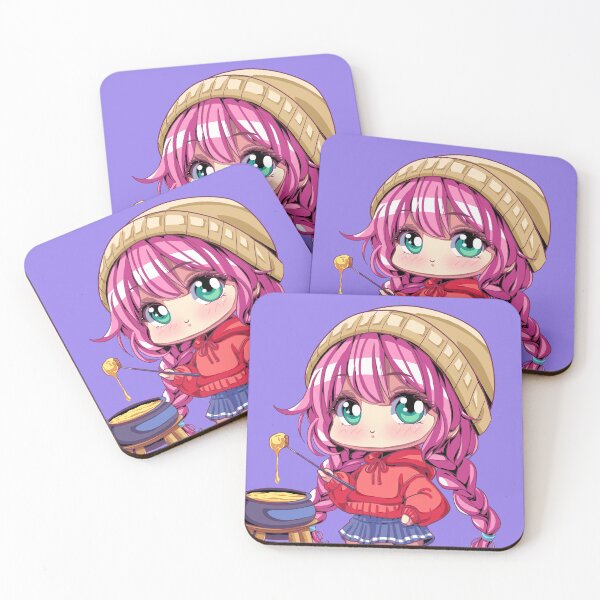 Item preview, Chibi Girl Eating Cheese Fondue – Cute Cozy Food Anime Art designed and sold by AirForceTuan.