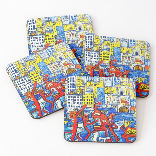 Item preview, Edinburgh , Keith Haring style designed and sold by Guy Christophe Tixier.