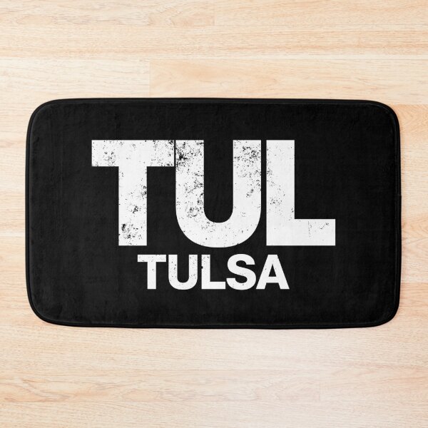 Item preview, TUL Tulsa Airport Code Luggage Tag (Distressed Graphic) designed and sold by TurbineDesign.