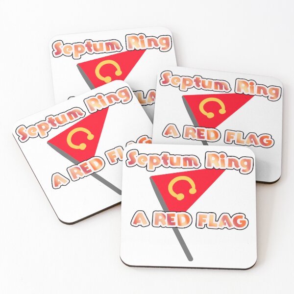 Item preview, Septum rings are Red flags designed and sold by Simorgh11.