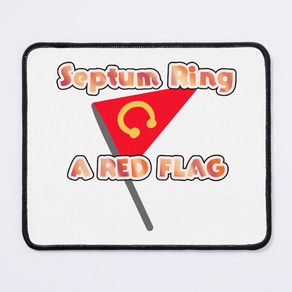 Item preview, Septum rings are Red flags designed and sold by Simorgh11.