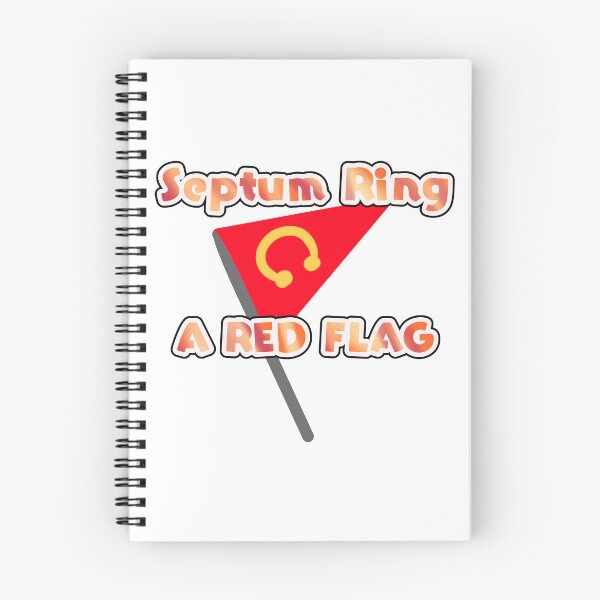Item preview, Septum rings are Red flags designed and sold by Simorgh11.