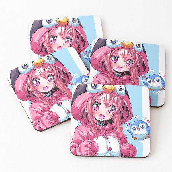 Item preview, Kawaii Anime Girl in Penguin Costume – 90's Retro Style designed and sold by AirForceTuan.