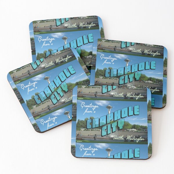 Item preview, Greetings from Craphole Seattle! designed and sold by Wendi Dunlap.