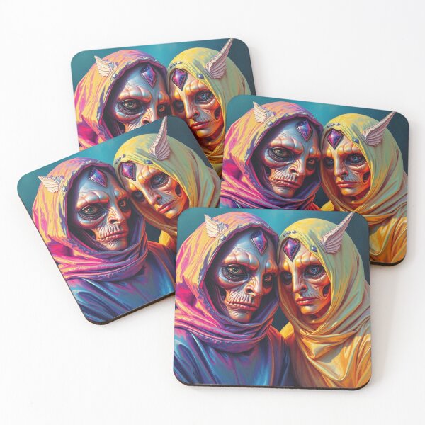 Item preview, Alien Twins – Between galaxies, secrets and galactic style designed and sold by FotoworldEdel.