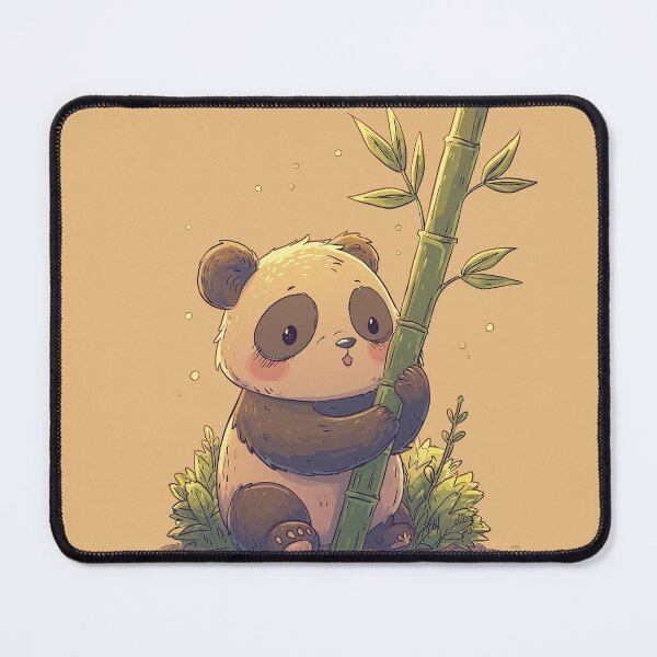 Artikelvorschau, Cute panda with bamboo entworfen und verkauft von TaverneKuna.