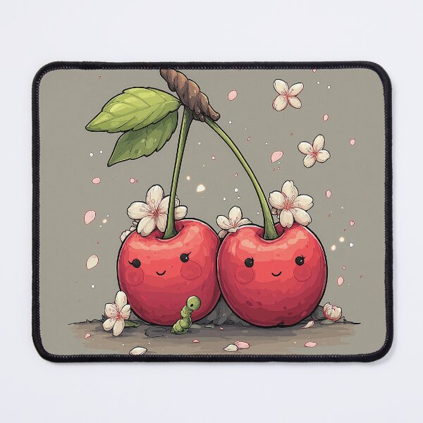 Item preview, Cute smiling cherries designed and sold by TaverneKuna.