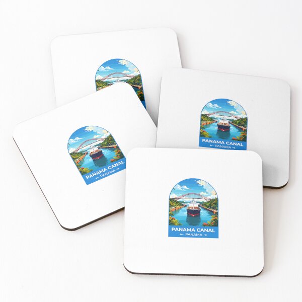 Item preview, Panama Canal Sticker  designed and sold by TulipaGraphics.