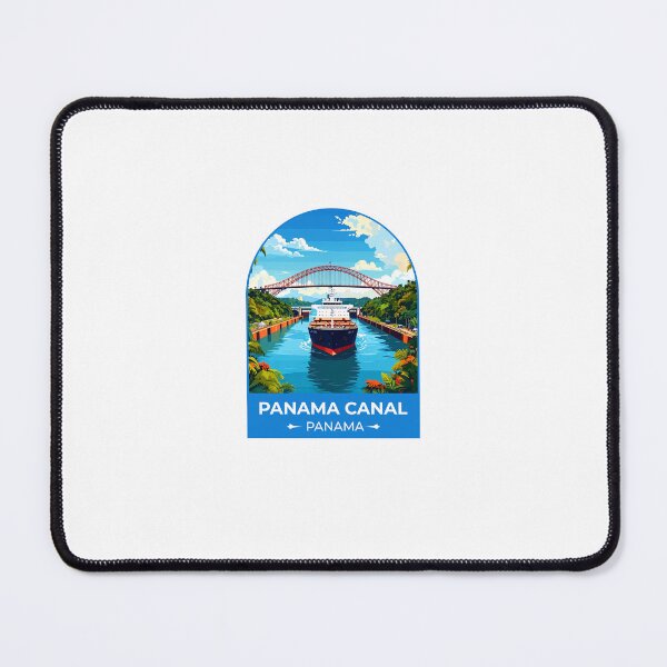 Item preview, Panama Canal Sticker  designed and sold by TulipaGraphics.