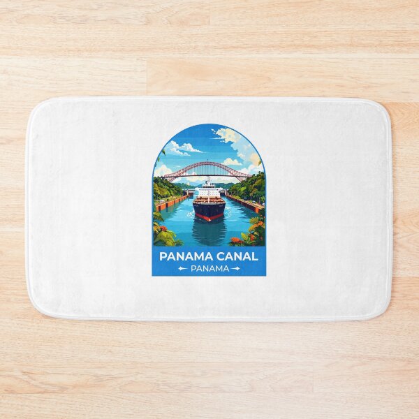 Item preview, Panama Canal Sticker  designed and sold by TulipaGraphics.
