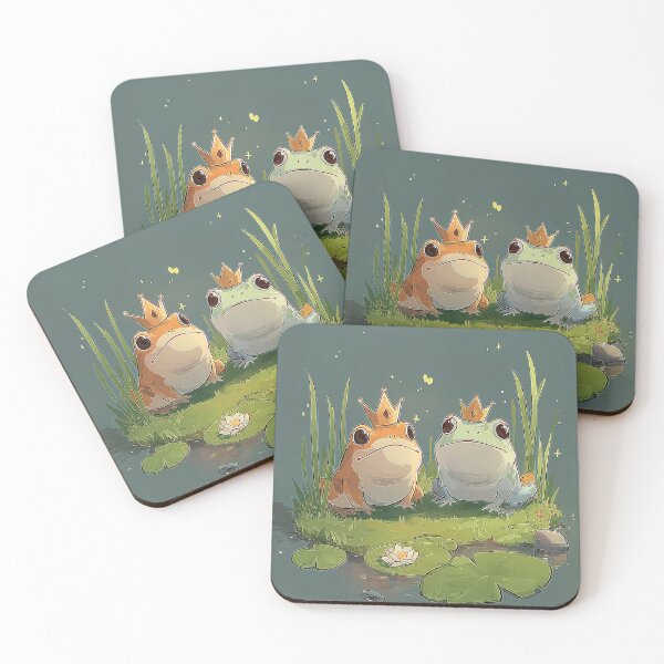 Item preview, Frosh with a crown on a pond designed and sold by TaverneKuna.