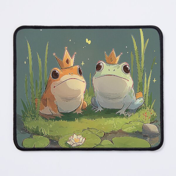 Item preview, Frosh with a crown on a pond designed and sold by TaverneKuna.