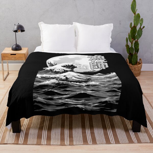 Item preview, Fishing Master Fisherman Great Wave Off Kanagawa Vintage designed and sold by GrandeDuc.
