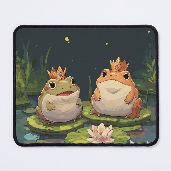 Item preview, Frosh with a crown on a pond designed and sold by TaverneKuna.