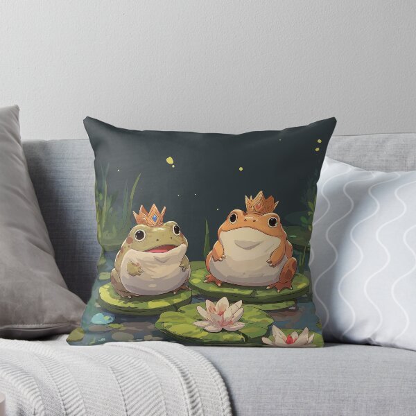 Item preview, Frosh with a crown on a pond designed and sold by TaverneKuna.