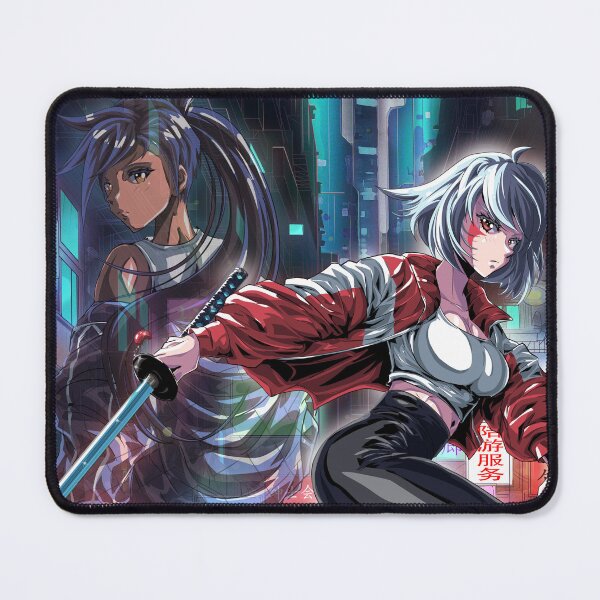 Item preview, Azuki-Inspired Anime Art – Two Samurai Women in a Chinese Alley designed and sold by AirForceTuan.