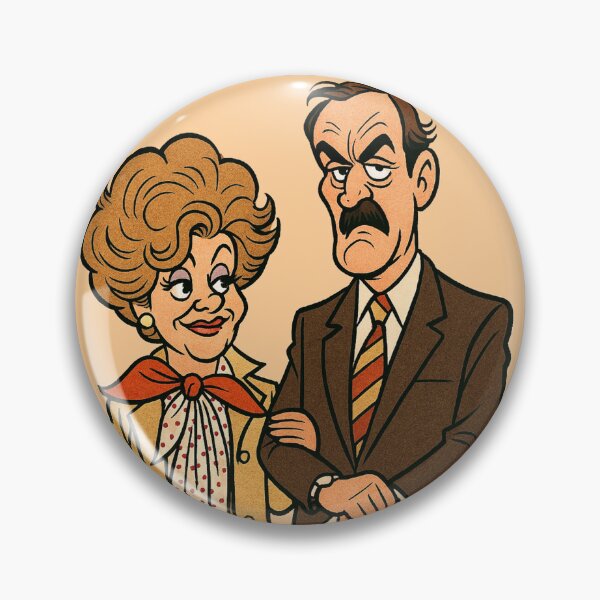 Item preview, Sitcom Legends: Basil & Sybil from Fawlty Towers designed and sold by halibutgoatramb.