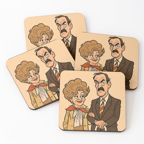 Item preview, Sitcom Legends: Basil & Sybil from Fawlty Towers designed and sold by halibutgoatramb.