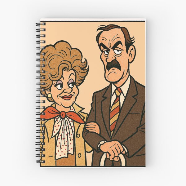 Item preview, Sitcom Legends: Basil & Sybil from Fawlty Towers designed and sold by halibutgoatramb.