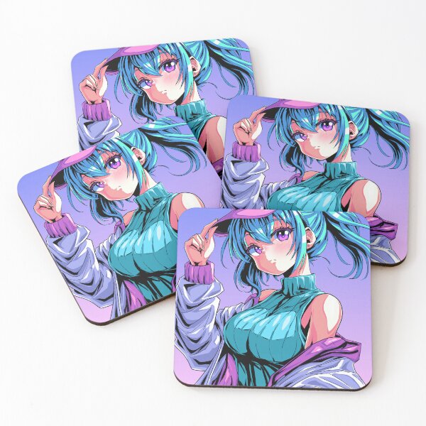 Item preview, Cool 90’s Anime Girl – Kawaii Street Style with Cap designed and sold by AirForceTuan.