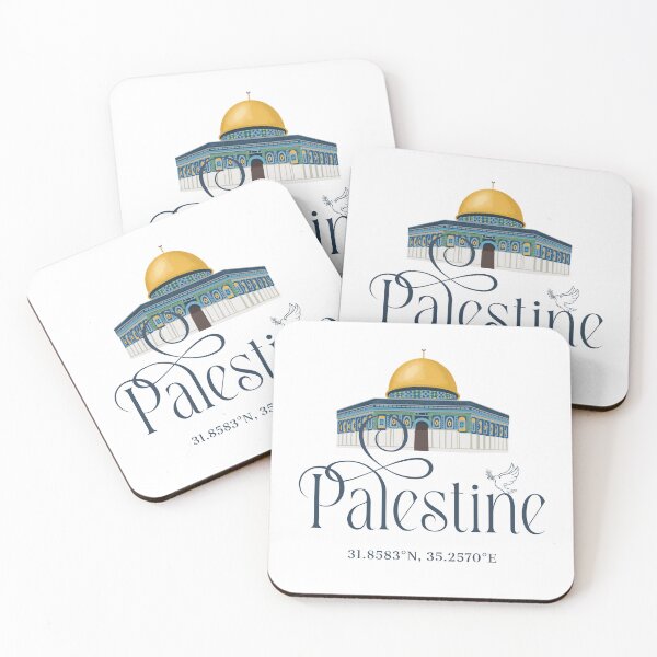 Artikelvorschau, Palestine Koordinaten Moschee entworfen und verkauft von ShirtSensation.