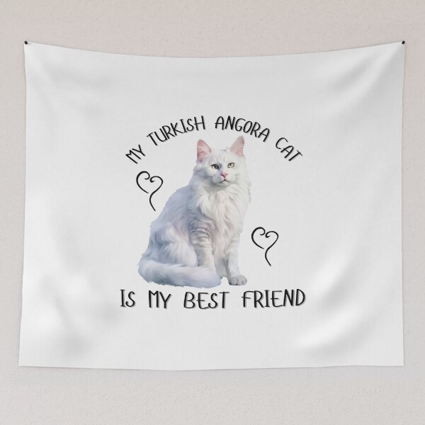 Item preview, My Turkish Angora Cat Is My Best Friend designed and sold by Viikis.