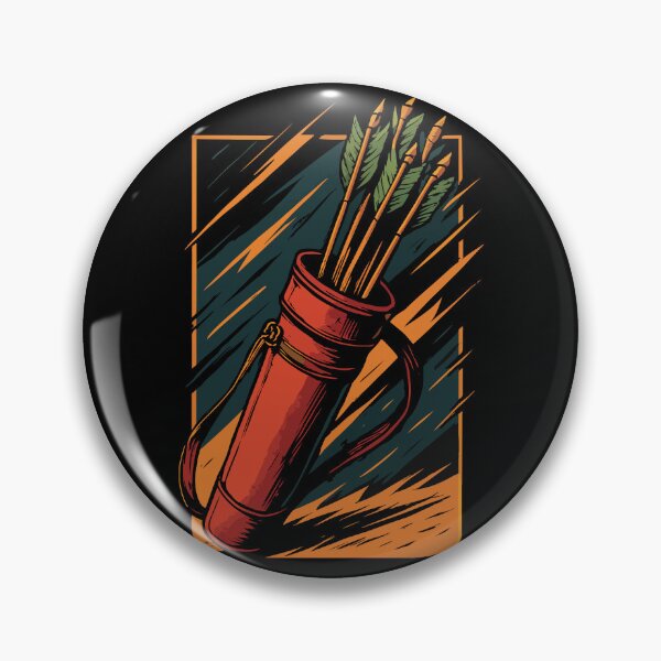Item preview, Archery Bow Quiver Arrows Design For Archers designed and sold by LuminOrb.
