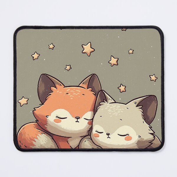 Item preview, Two small sleeping foxes designed and sold by TaverneKuna.