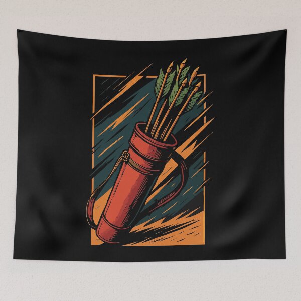 Item preview, Archery Bow Quiver Arrows Design For Archers designed and sold by LuminOrb.