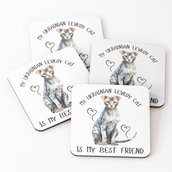 Item preview, My Ukrainian Levkoy Cat Is My Best Friend designed and sold by Viikis.