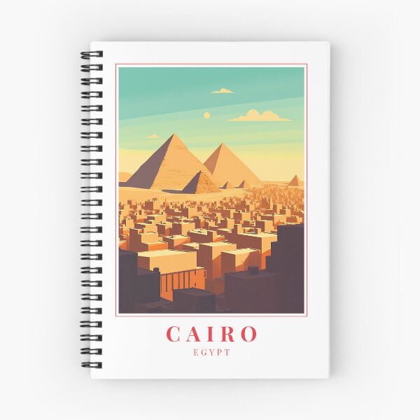 Item preview, Cairo Egypt Illustration – Ancient Majesty and Urban Rhythm designed and sold by MapMyMiles.