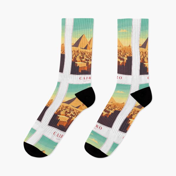 Item preview, Cairo Egypt Illustration – Ancient Majesty and Urban Rhythm designed and sold by MapMyMiles.