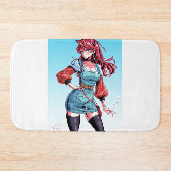 Item preview, Sensual Cat-Eared Anime Woman – 90’s Retro Aesthetic designed and sold by AirForceTuan.
