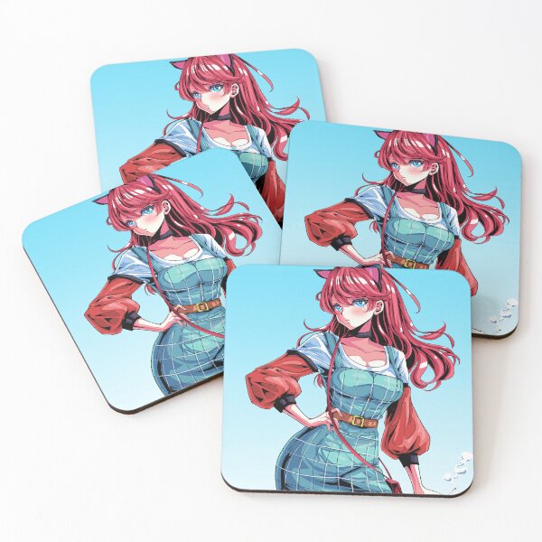 Item preview, Sensual Cat-Eared Anime Woman – 90’s Retro Aesthetic designed and sold by AirForceTuan.