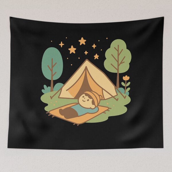 Item preview, Funny Camping Under Stars National Park Adventure designed and sold by LuminOrb.